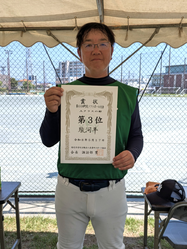 Aクラス3位 駿河平